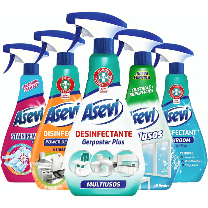 Asevi Complete Trigger Spray Bundle (5 Product Set)