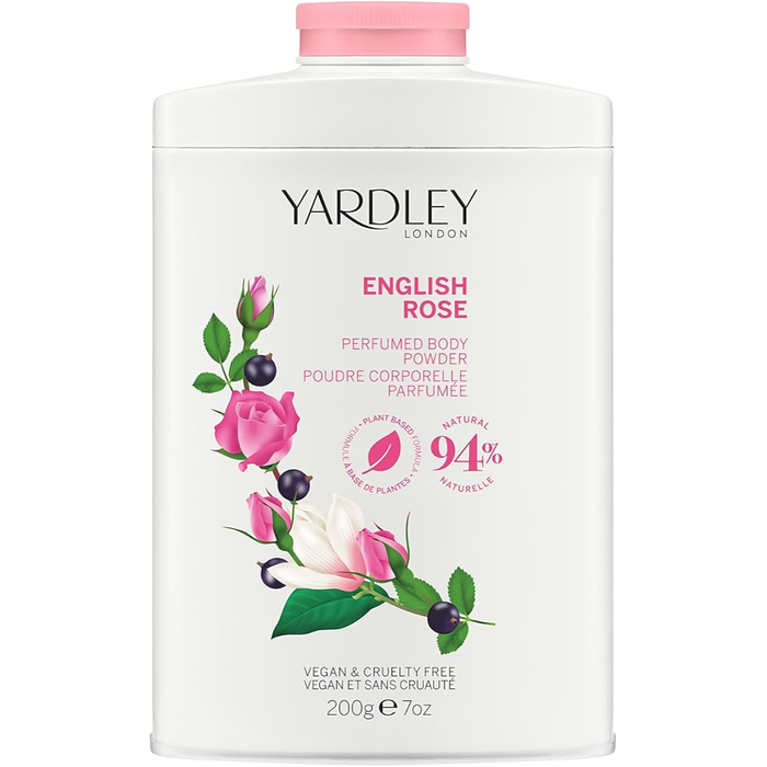 Yardley London English Rose Perfumed Body Powder 200g