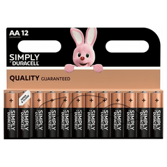 Duracell AA Batteries, Pack of 12