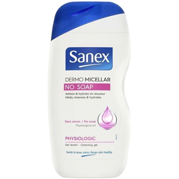 Sanex Dermo Micellar No Soap Physiologic Shower Gel 500ml