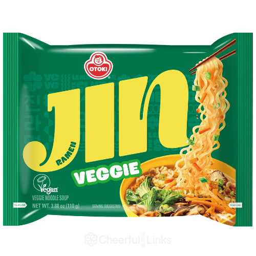 Ottogi Jin Ramyun Veggie Ramen Multipack Noodles (110Gx8)
