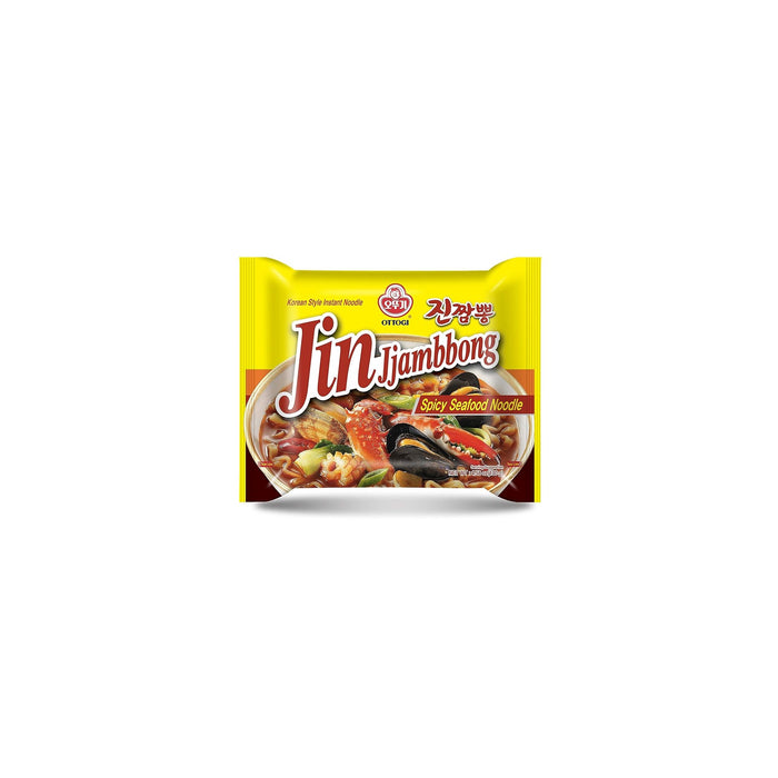 Ottogi Jin Jjambbong Ramen Multipack (130Gx4) x8