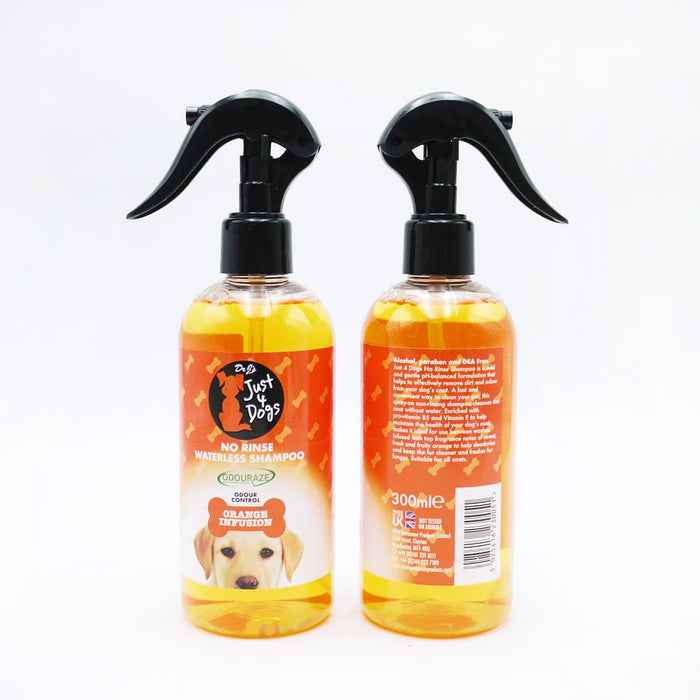Just 4 Dogs Waterless Shampoo Orange Infusion