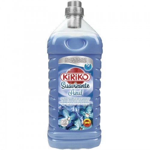 Kiriko Concentrated Fabric Softener Azul 2L, 72 Washes