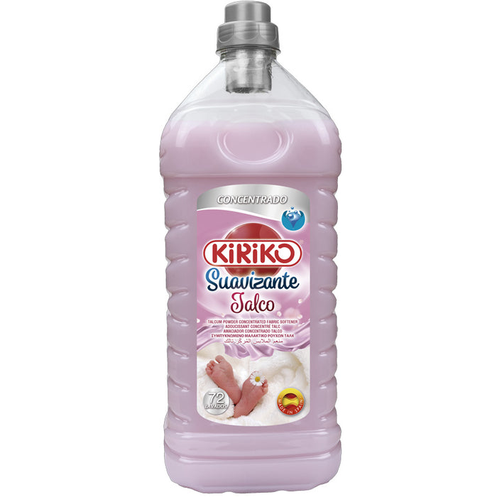 Kiriko Concentrated Fabric Softener Talco 2L, 72 Washes
