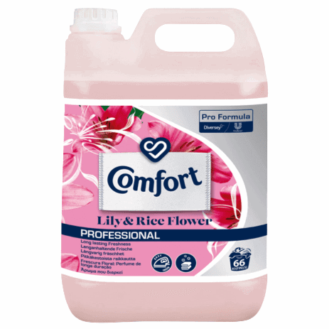 Comfort Professional Lily & Rice Flower Fabric Conditioner 66 Washes, 5L