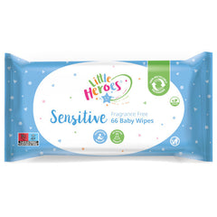 Little Heroes Sensitive Baby Wipes 66 pack