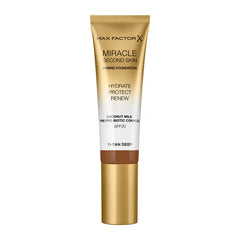 Max Factor Miracle Second Skin Hydrating Foundation – 11 Tan Deep
