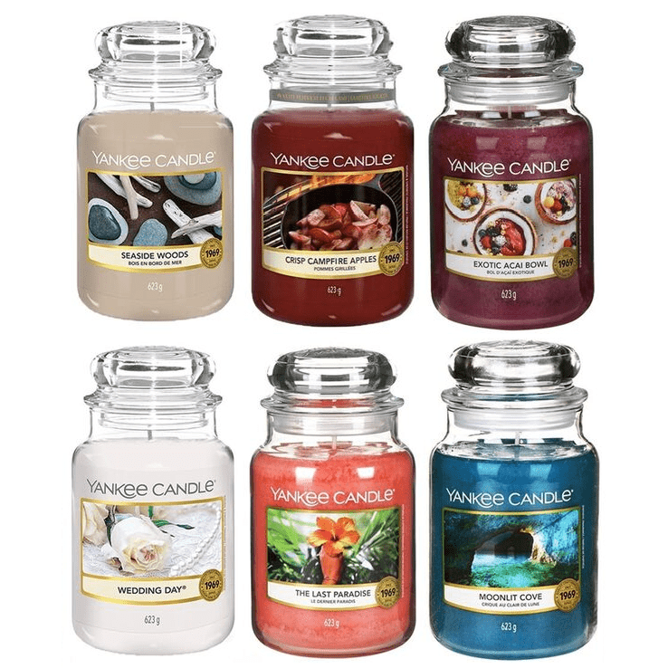 Yankee Candle Scented Large 623g Jars (Scent Options) — Supamart