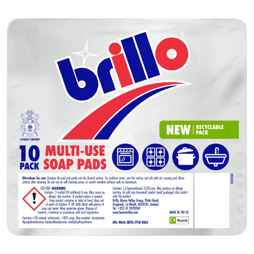Mr Muscle Brillos Soap Pads 10s