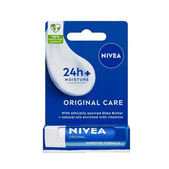 NIVEA Original Care Lip Balm 4.8g stick with shea butter