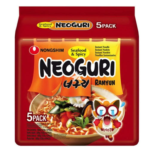 Nongshim Neoguri Shin Ramyun Hot Ramen Flavour Noodles Multipack 