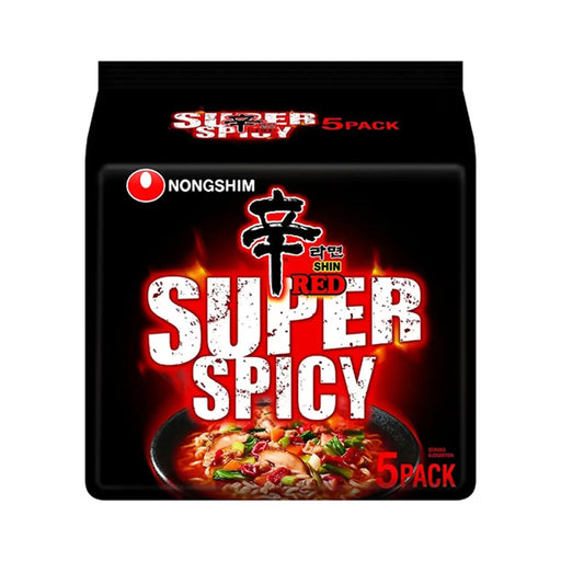 Nongshim Shin Ramyun Instanrt Red Ramen Noodles 120Gx05
