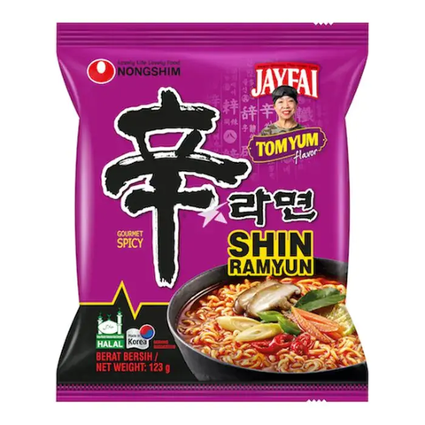 Nongshim Shin Ramyun Tomyum Ramen Noodles 123G