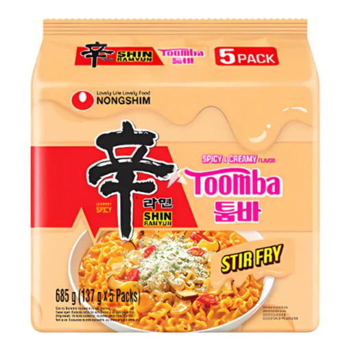 Nongshim Shin Ramyun Toomba Ramen Noodles Multipack 137G