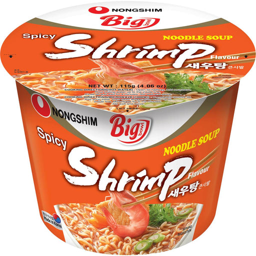 Nongshim Shin Ramyun Shrimp Noodle Big Bowl 115g