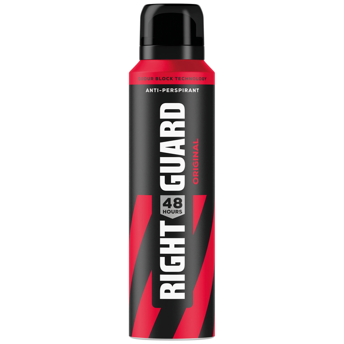 Right Guard Mens Antiperspirant Deodorant 150ml (Scent Options)