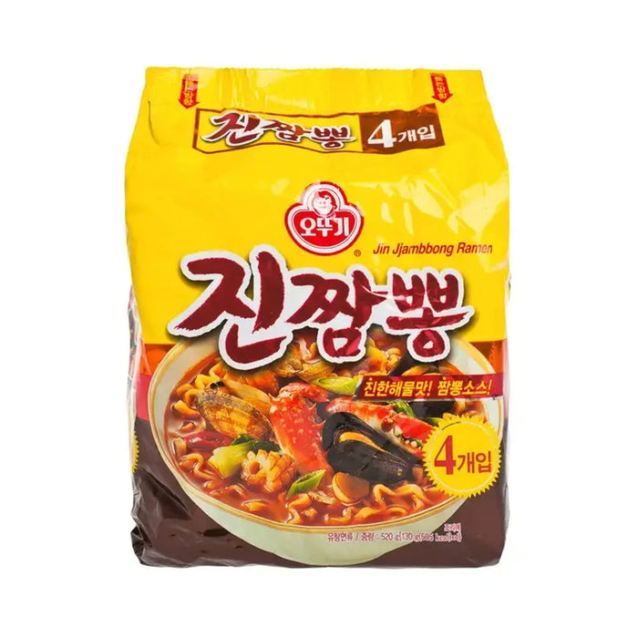 Ottogi Jin Jjambbong Ramen Multipack (130Gx4)