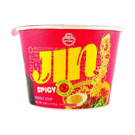 Ottogi Jin Ramen Spicy Bowl Noodle 110g Korean instant cup noodles