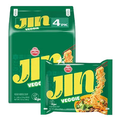 Ottogi Jin Ramyun Veggie Ramen Noodles Multipack (110Gx4)