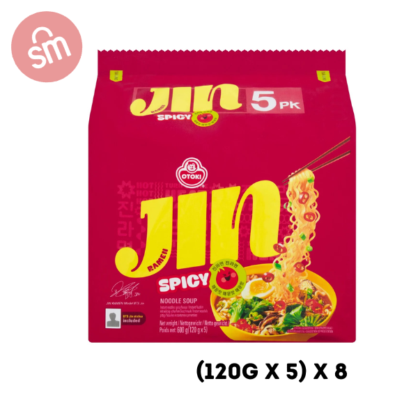 Ottogi Jin Ramyun Spicy Ramen Noodles (Assorted Sizes)