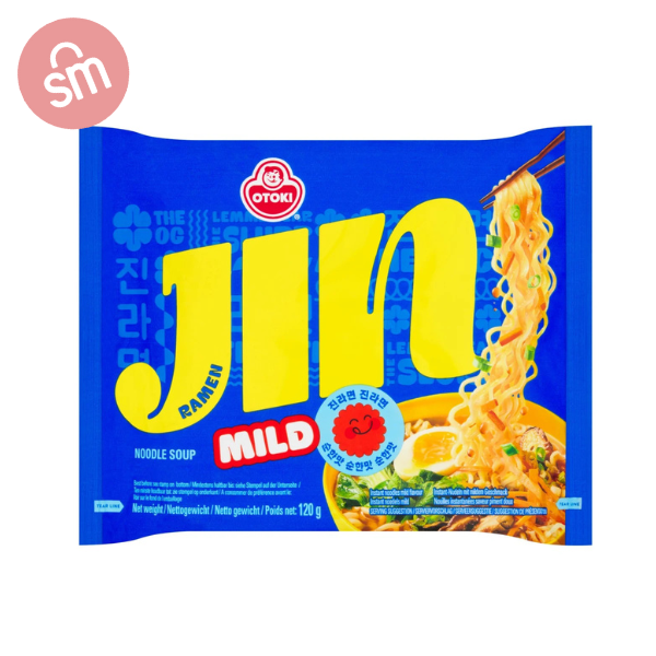 
Ottogi Jin Ramyun Mild Ramen Noodles 120G