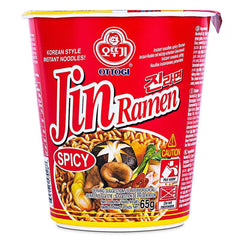 Ottogi Jin Ramyun Ramen Spicy Ramen Noodle Cup 65G
