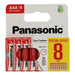 Panasonic AAA Zinc Carbon Batteries pack of 8.