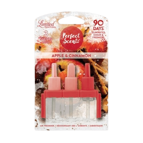 Perfect Scents Apple & Cinnamon Air Freshener Refill - Compatible with 3volution