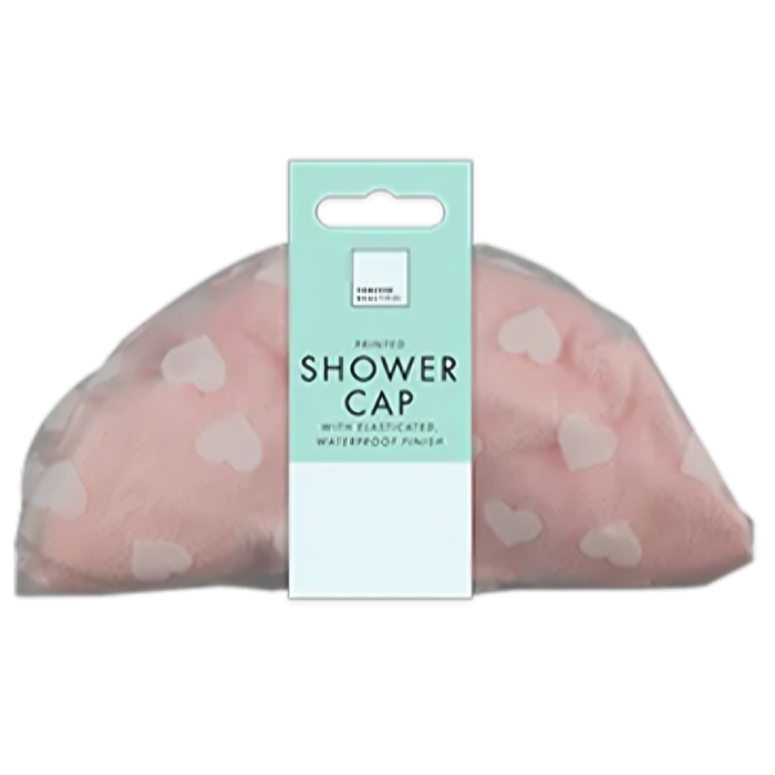 Printed Shower Cap (Colour Options)