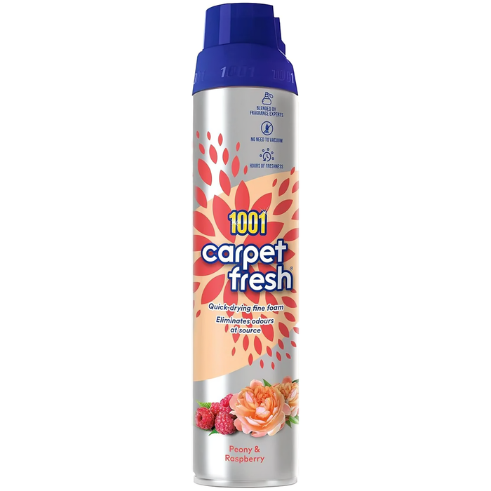 1001 Carpet Fresh Odour Remover 300ml (Scent Options)