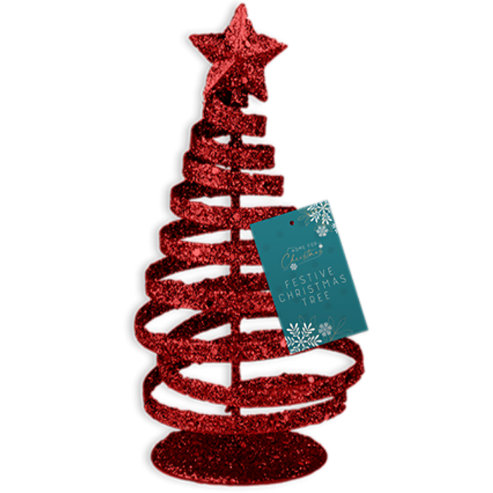 Christmas Glittering Tree Decoration 15cm