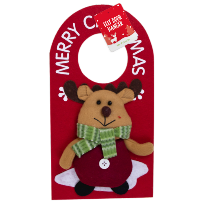 Christmas Felt 3D Door Hanger (Design Options)