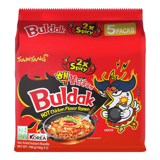 Samyang Double Spicy Ramen Multipack 140G
