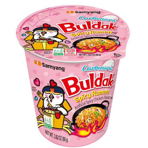 Samyang Hot Chicken Carbonara Cup Ramen 80g