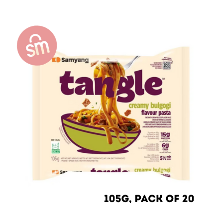 Samyang Tangle Creamy Bulgogi Pasta 105G, Pack Of 20