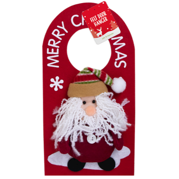 Christmas Felt 3D Door Hanger (Design Options)