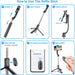 How to use SelfieShow selfie stick tripod with wireless remote
