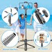 SelfieShow extendable selfie stick tripod with wireless remote and 360 degree rotation