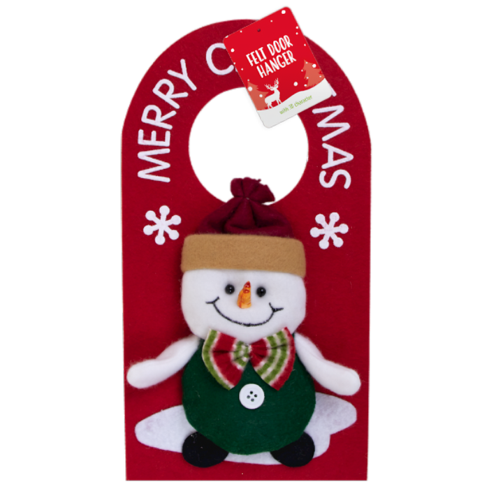 Christmas Felt 3D Door Hanger (Design Options)