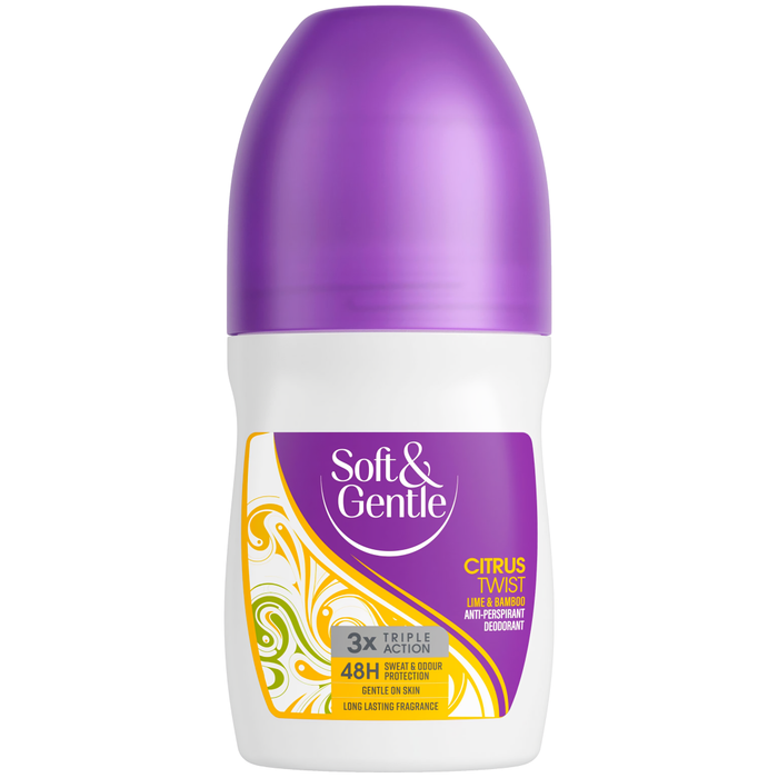 Soft & Gentle Roll-On Deodorants 50ml (Scent Options)