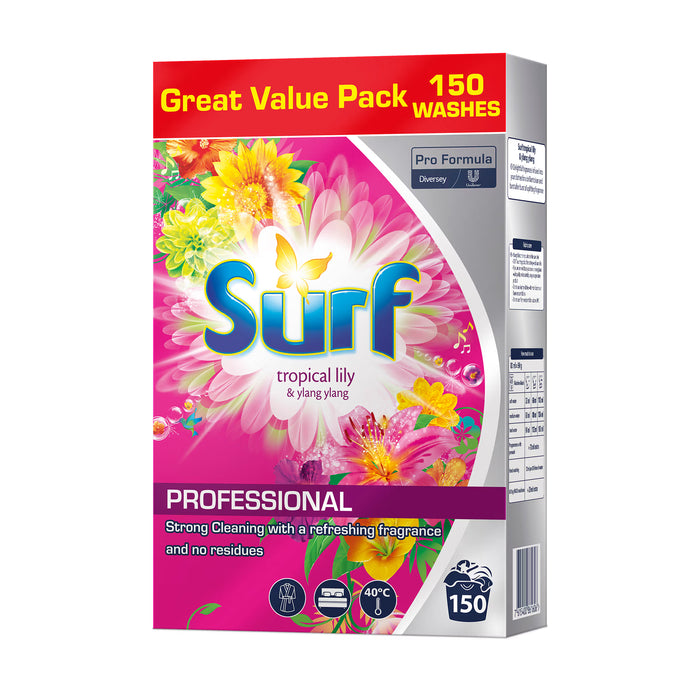 Surf Tropical Lily & Ylang Ylang Professional Washing Powder 7.5kg 150 Washes