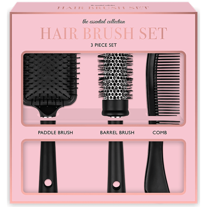 The Essential Collection Hair Brush Gift Set, 3 Piece Set