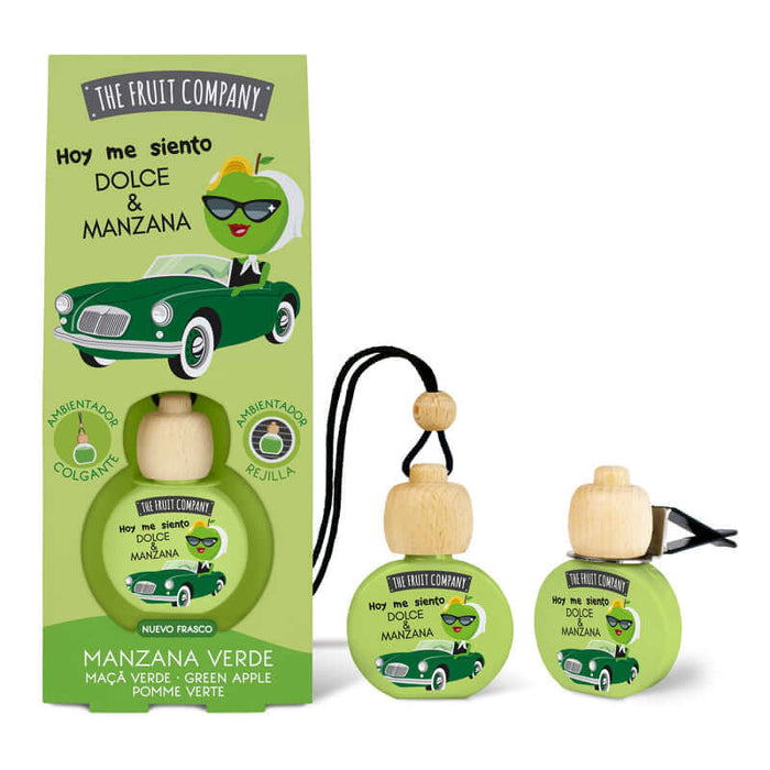 The Fruit Company Green Apple Car Air Freshener 