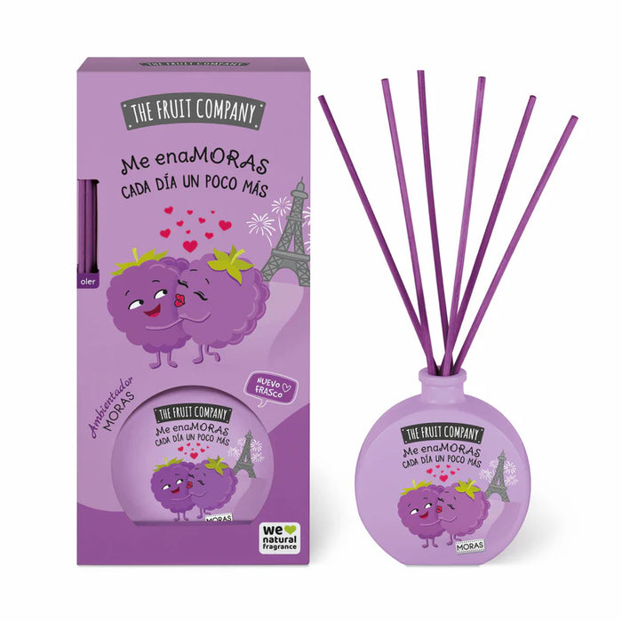 The Fruit Company Reed Diffuser glass bottle-blackberry