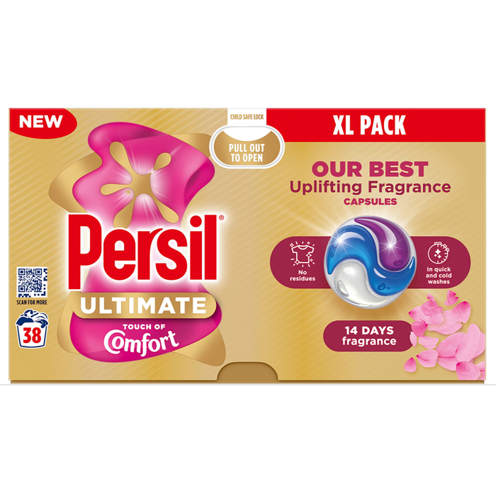 Persil Ultimate Laundry Washing Capsules, 38 Pack (Scent Options)