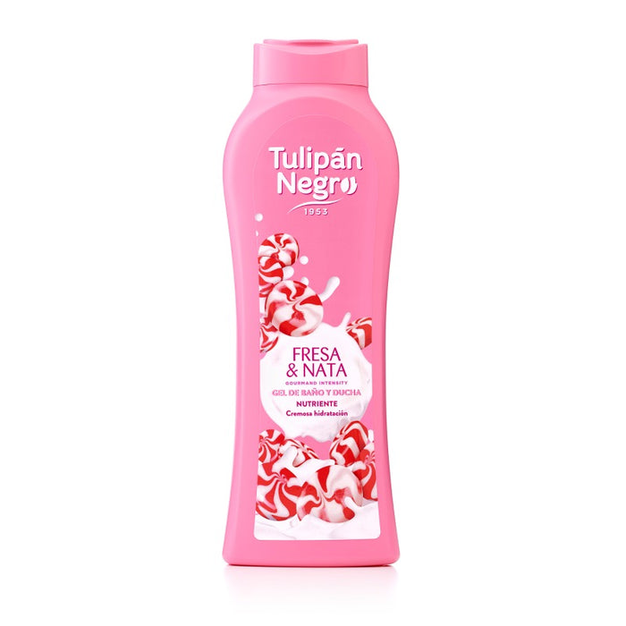 Tulipan Negro Strawberry and Cream Shower Gel 650ml