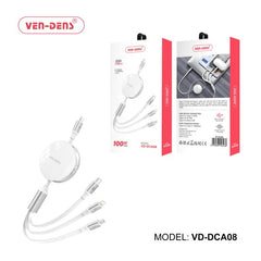 VenDens 3-in-1 Fast Charging Cable 100W