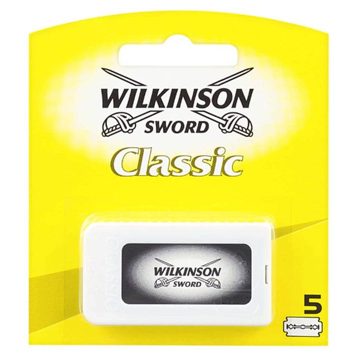 Wilkinson Sword classic stainless steel double edge razor blades pack of 10