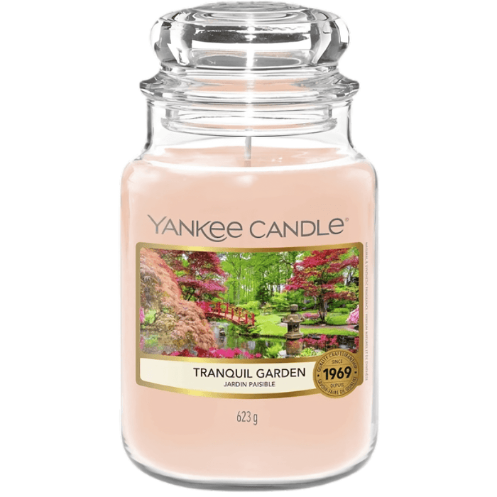 Yankee Candle Tranquil Gardens Original Large Scented Jar, 623g